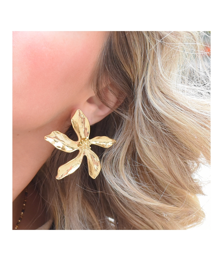 Boucles d'oreilles fleurs...